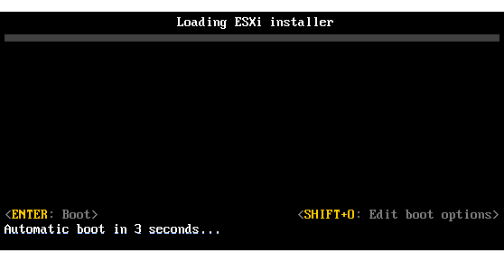 VMware ESXi Boot